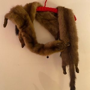Vintage Mink Stole in great condition!